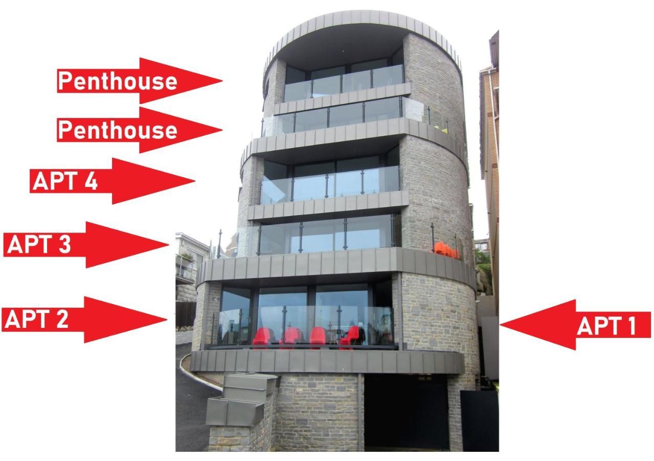 2 The View Apartments Ilfracombe - Seafront, Parking, Lift, Ev Экстерьер фото